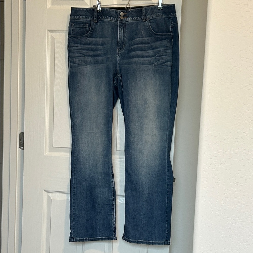 Lane Bryant Medium Blue Boot Cut Jeans